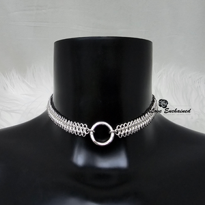 Mermaid Princess Leash, Amethyst ~ Luxury sterling silver submissive Leash