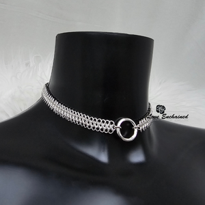 Mermaid Princess Leash, Amethyst ~ Luxury sterling silver submissive Leash