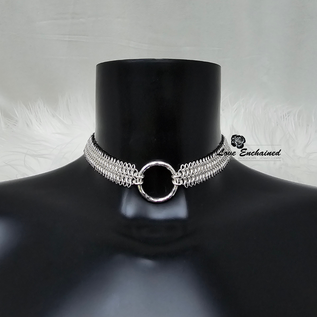 Mermaid O Goddess ~ Luxury sterling silver submissive collar
