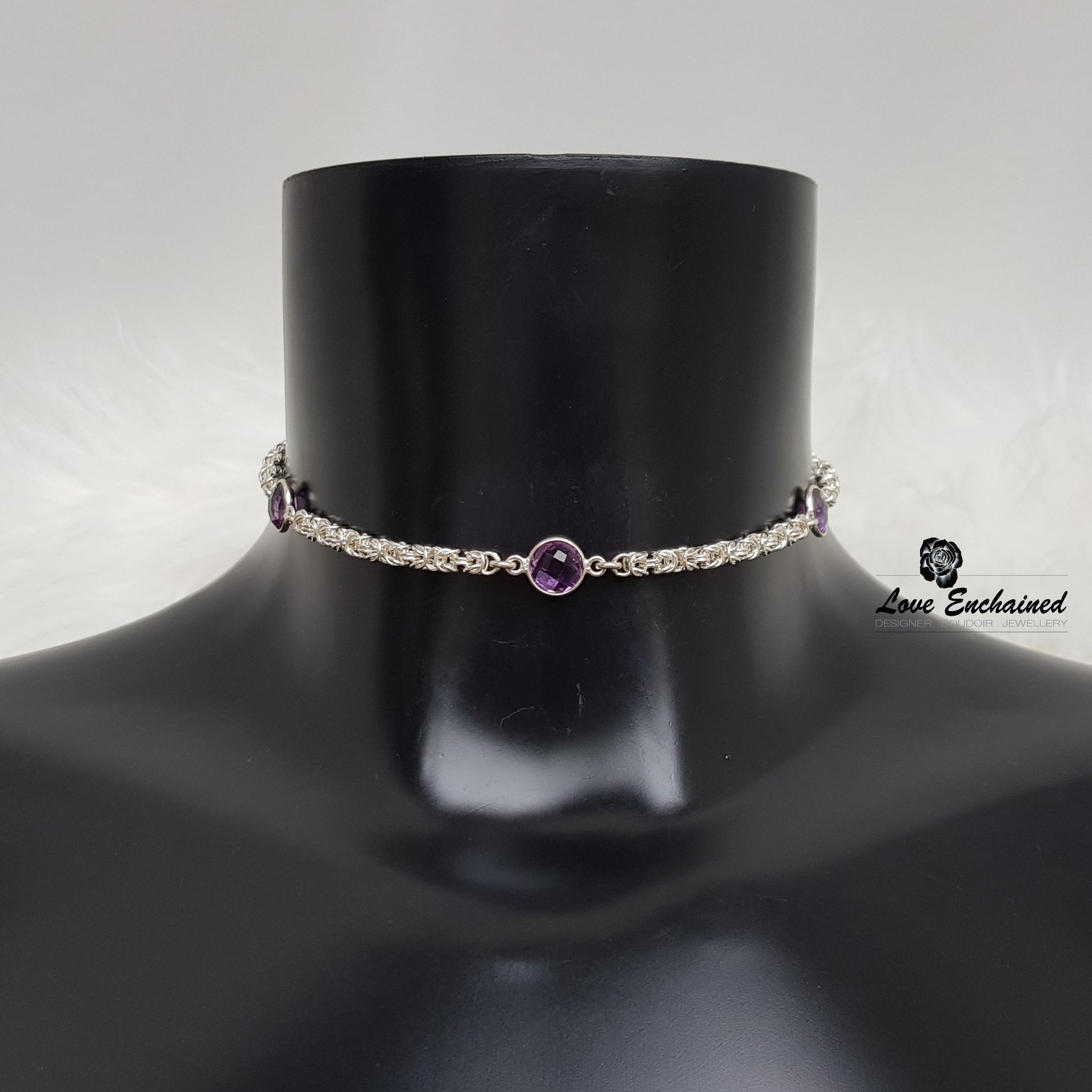 Amethyst collar hotsell